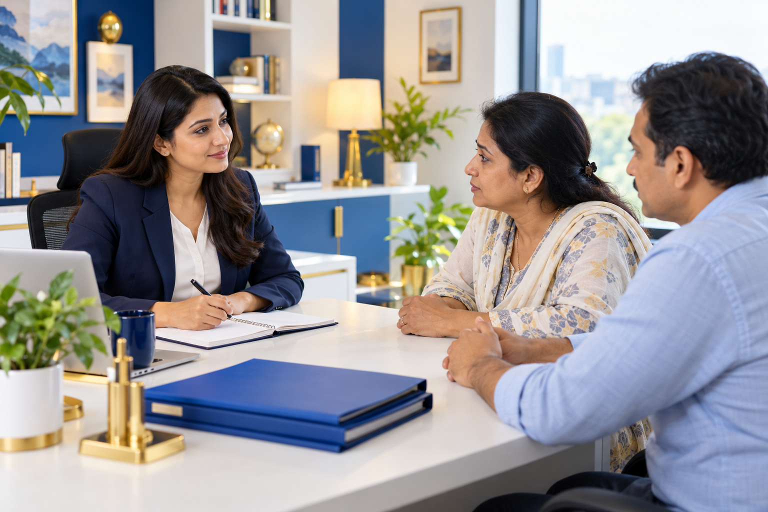 Illustrative missing person enquiry family interview