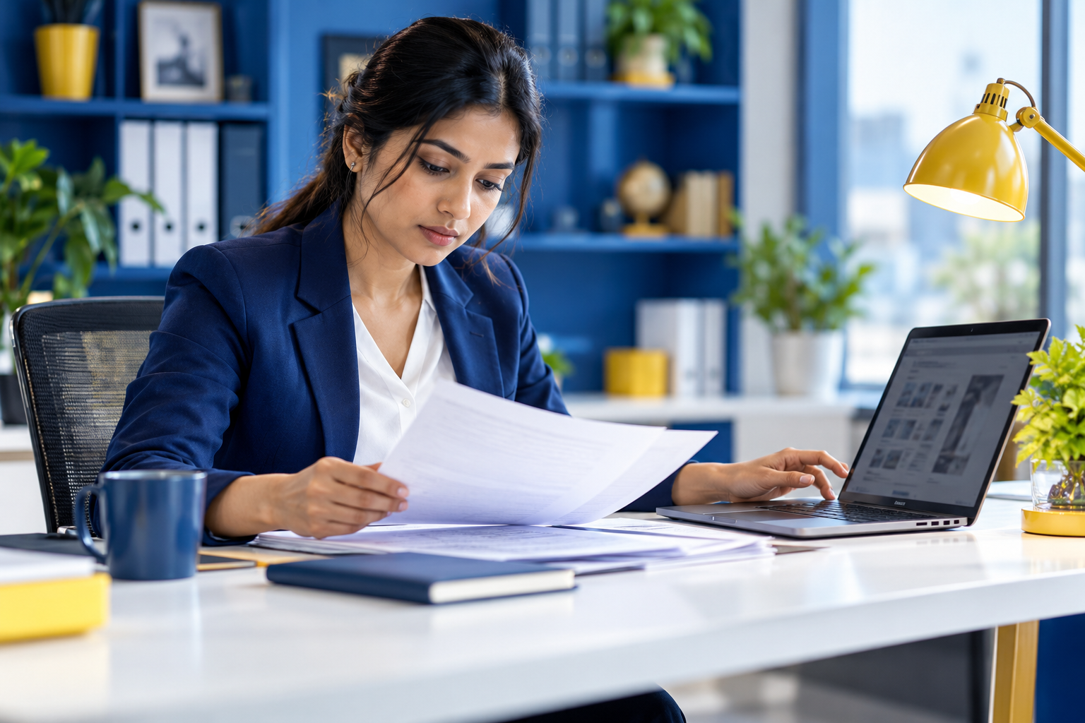 Illustrative background verification document review