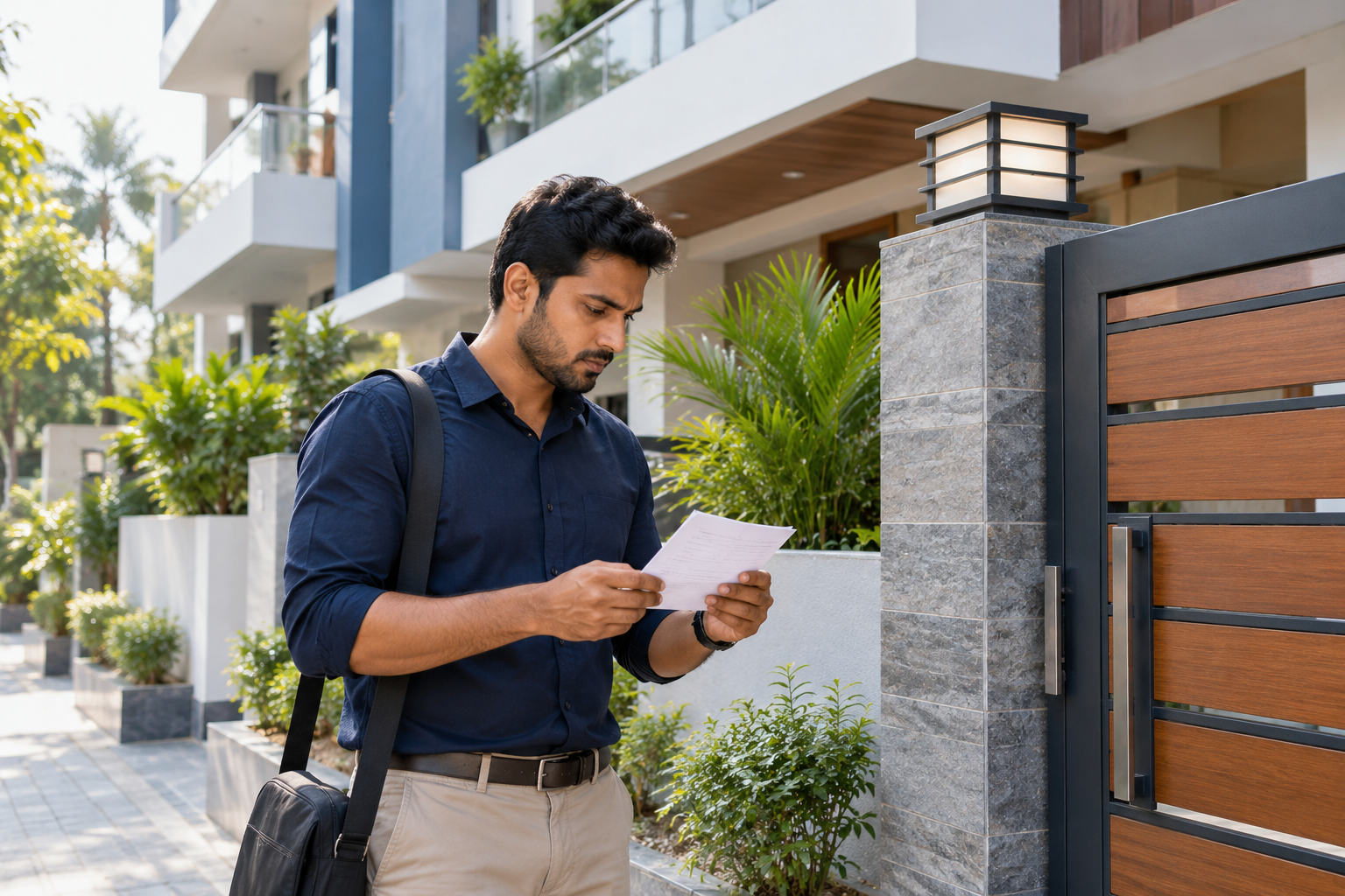 Illustrative address verification field enquiry