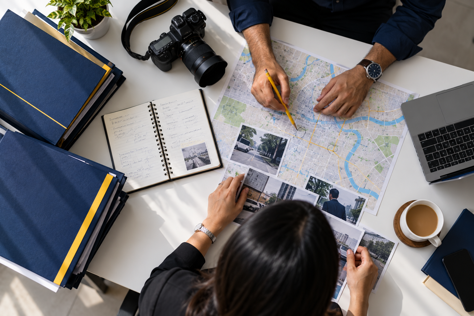 Illustrative workplace incident and internal theft case planning
